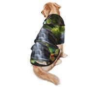 Sudadera con capucha Waterfall Views M para perro, cálida y ligera, adecuada para que las mascotas lo usen en otoño e invierno