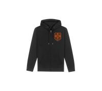 Sudadera con capucha West Coast Choppers ATX Cross Zip Negro/NaranjaXL Negro,Naranja