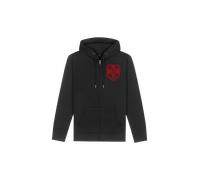 Sudadera con capucha West Coast Choppers ATX Cross Zip Negro/RojoXL Negro,Rojo