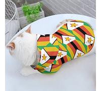 Sudadera con Capucha y Bandera de Zimbabue para Perro, Chaleco, Sudadera para Mascotas, Ropa cálida para Cachorros y Perros para Clima frío.