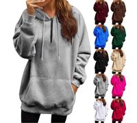 Sudadera con capucha y cierre - Chaqueta sudadera con capucha deportiva sudaderas bolsillo con capucha con capucha con cordón de ajuste, abrigo otoño, abrigos casuales chaqueta versátil ropa de gran