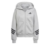 Sudadera adidas future icons 3 bandas fz hd mujer gris M