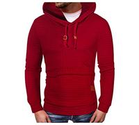 Sudadera con capucha y cremallera completa para hombre, sudadera con capucha y forro polar rojo para hombre, sudadera lisa lisa para otoño, blusa, sudadera con capucha sin botones, chaquetas ligeras