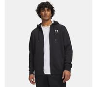 Sudadera con capucha y cremallera completa Under Armour Icon Fleece para hombre Negro / Blanco 3XL