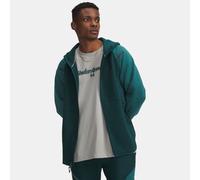 Sudadera con capucha y cremallera completa Under Armour Unstoppable Fleece para hombre Arden Verde / Rack Verde / Negro XL