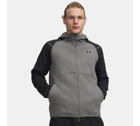 Sudadera con capucha y cremallera completa Under Armour Unstoppable Fleece para hombre Clay Verde / Negro / Negro M