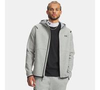 Sudadera con capucha y cremallera completa Under Armour Unstoppable Fleece para hombre Mod Gris / Negro XS
