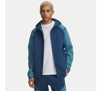 Sudadera con capucha y cremallera completa Under Armour Unstoppable Fleece para hombre Wham Azul / Boundless Azul / Negro L