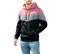 Sudadera con Capucha y Cremallera para Hombre, Estilo Casual Urbano con Rib