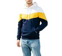 Sudadera con Capucha y Cremallera para Hombre, Estilo Casual Urbano con Rib