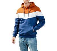 Sudadera con Capucha y Cremallera para Hombre, Estilo Casual Urbano con Rib