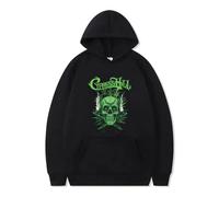 Sudadera con Capucha y Estampado de Esqueleto del Rapero Cypress Hill para Hombre y Mujer Estilo Hip Hop Oversize Urbana Moda Masculina Vintage de Forro Polar.