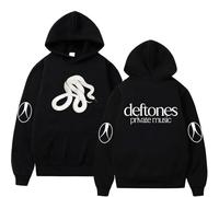 Sudadera con Capucha y Estampado de Serpiente de la Banda de Rock Deftones Private Music para Hombre Estilo Casual Oversize Estilo Urbano Vintage de Forro Polar.