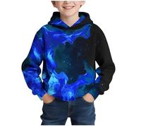 Sudadera con Capucha y Estampado gráfico para niño, de Manga Larga, Ideal para Uso Informal y Actividades al Aire Libre, diseño de superhéroe, para niños Valientes.