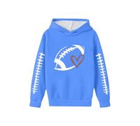 Sudadera con Capucha y Estampado gráfico para niños, Chaqueta Polar con Estampado de Equipo de fútbol para niños y niñas, Ropa de Juego Informal, para Fans, Suave.