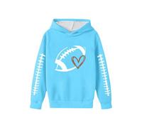 Sudadera con Capucha y Estampado gráfico para niños, Chaqueta Polar con Estampado de Equipo de fútbol para niños y niñas, Ropa de Juego Informal, para Fans, Suave.