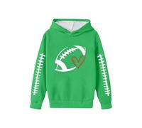 Sudadera con Capucha y Estampado gráfico para niños, Chaqueta Polar con Estampado de Equipo de fútbol para niños y niñas, Ropa de Juego Informal, para Fans, Suave.