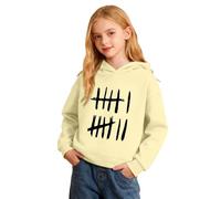 Sudadera con Capucha y Estampado gráfico para niños, cómoda Sudadera Informal de Manga Larga para Uso Diario y Actividades al Aire Libre, con Bolsillo Canguro.