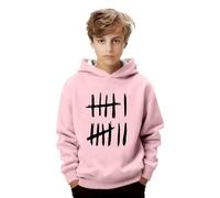 Sudadera con Capucha y Estampado gráfico para niños, cómoda Sudadera Informal de Manga Larga para Uso Diario y Actividades al Aire Libre, con Bolsillo Canguro.