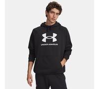 Sudadera con capucha y logotipo Under Armour Rival Fleece para hombre Negro / Blanco L