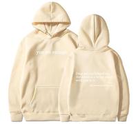 Sudadera con capucha You Are Enough Dear Person Behind Me, sudadera con capucha You Matter, para mujeres y hombres, Apricot2, 5XL