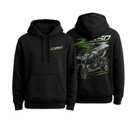 Sudadera con capucha Z650 (2017-2019) - Sudadera de motociclista para hombre y mujer, regalo de motociclista, Negro - 2017 Pearl Stardust White & Black, 4XL