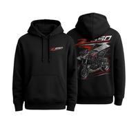 Sudadera con capucha Z650 (2020-2025) - Sudadera de motociclista para hombre y mujer, regalo de motociclista, Negro - 2023 Spark Black & Black, 5X-Large