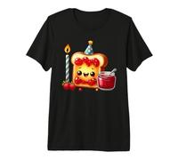 Sudadera con Comida para Celebrar la Fiesta Kawaii Toast Jam Camiseta Premium
