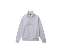 Sudadera con cremallera 1/2 en felpa francesa Napapijri Box Logo L Male
