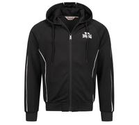 Sudadera con cremallera 'Achavanich' Hombre LONSDALE XXXL negro / blanco