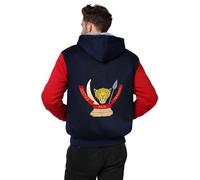 Sudadera Con Cremallera Adulto Unisex Un Poco Más Allá De La República Democrática Emblema Nacional Chaqueta De Lana Jersey Con Capucha Ropa De Trabajo Cremallera Top Unisex Estilo Clásico Reino Unido