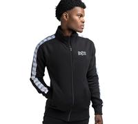 BENLEE CUNINGHAM CUNINGHAM - Sudadera con cremallera para hombre, talla S, color negro, Negro , S