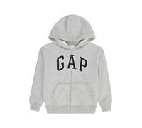 Sudadera con cremallera 'HERITAGE' Infantil GAP 104-110 gris / negro