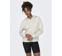Sudadera con cremallera Lounge con capucha Mujer Talla XL. Color Beige