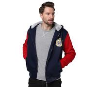 Sudadera Con Cremallera Para Hombre Con Estampado De La Bandera Nacional De La República Helénica Y Forro Polar Sudadera De Manga Larga De Invierno Chaqueta Informal Con Capucha Grande Abrigo Cálido