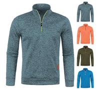 Sudadera con cremallera para hombre, sin capucha, sudadera con cremallera de un cuarto para hombre, ajuste delgado, sudadera de gimnasio con cremallera de 1/4, sudadera de cuello alto, sudadera de