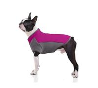 Sudadera con Cremallera para Mascotas A Prueba De Frío, Chaqueta con Capucha Suave Y Cálida para Invierno, Yorkshire Terrier, Chihuahua, Pug, Schnauzer,Rosa,SG