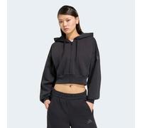 Sudadera con cremallera para mujer, adidas, negro M
