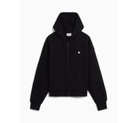 Sudadera con cremallera Relaxed Carhartt WIP Hooded Casey para mujer Negro XS