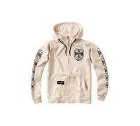 Sudadera Con Cremallera West Coast Choppers Dominator BeigeM Beige