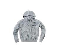 Sudadera Con Cremallera West Coast Choppers Iron Oversized Gris AceroL Gris Acero