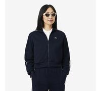 Sudadera con cremallera y mangas raglán Mujer Talla 40. Color Azul