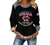 Sudadera con estampado de 250 aniversario (sin capucha), Negro , 5XL