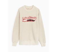 Sudadera con logo Autry x Maison Kitsuné Varsity para hombre Beige S