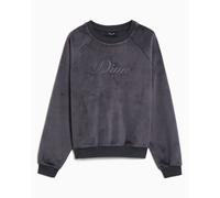 Sudadera con logo Dime MTL Cursive Velvet para hombre Morado L