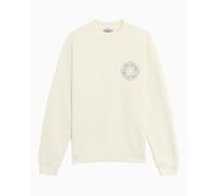 Sudadera con logo Stone Island Fleece para hombre Blanco XL