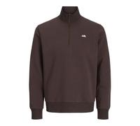 Sudadera con Logotipo de Jrebrebel con Media Cremallera, Bracken, XL