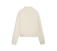 Sudadera con media cremallera PUMA Class holgada para mujer, Ropa, Blanco, S S