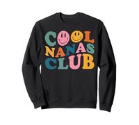 Sudadera Cool Nanas Club, Cara Divertida Cool Nana Día de la Madre Sudadera