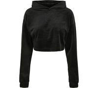 Sudadera corta con capucha de terciopelo Urban Classics S